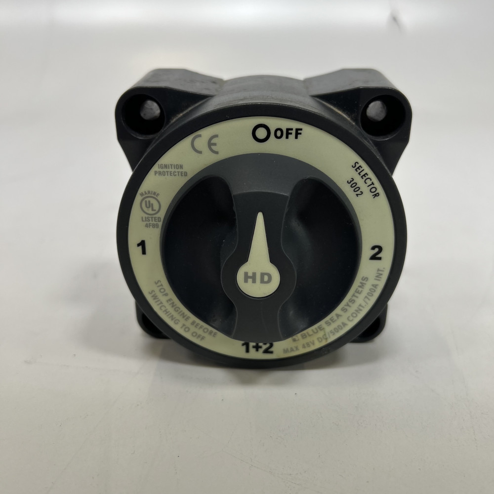 BLUE SEA 3002 HDSERIES HEAVY DUTY 1+2/1/2/OFF BATTERY SWITCH Max