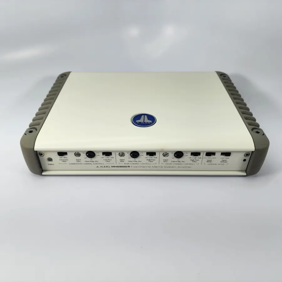 JL Audio MHD900/5 12V 5Channel ClassD FullRange Marine Amplifier FOR PARTS/NOT WORKING