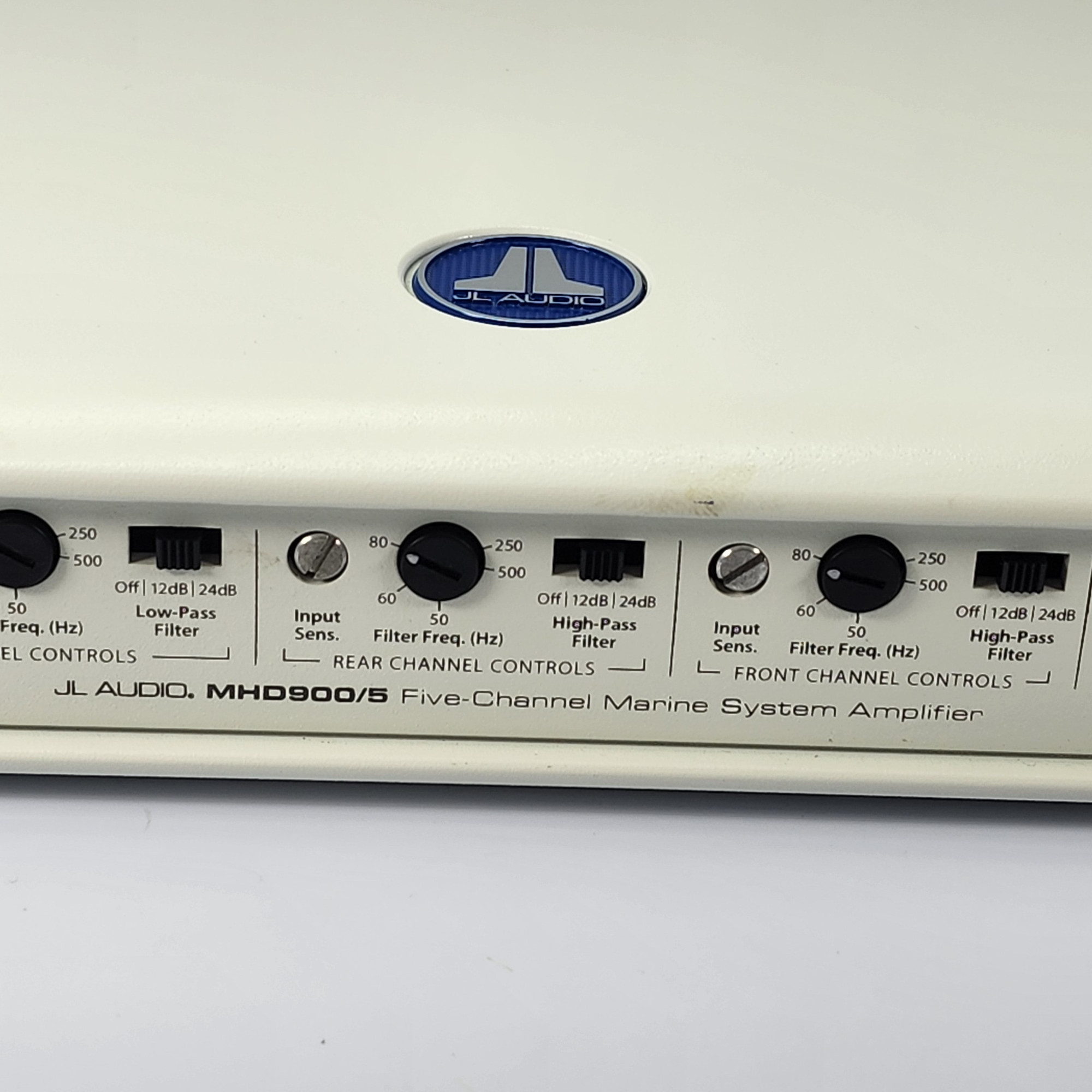 JL Audio MHD900/5 12V 5Channel ClassD FullRange Marine Amplifier FOR PARTS/NOT WORKING