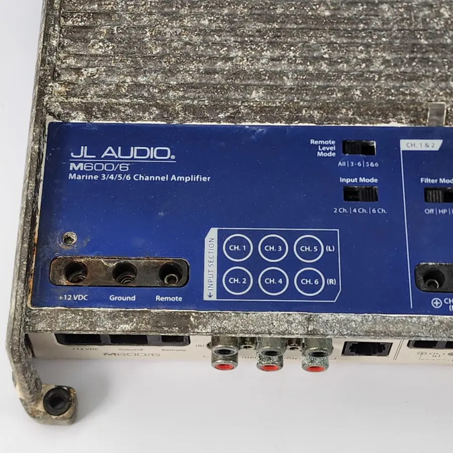 JL Audio MSeries M600/6 12V 6Channel ClassD FullRange Marine