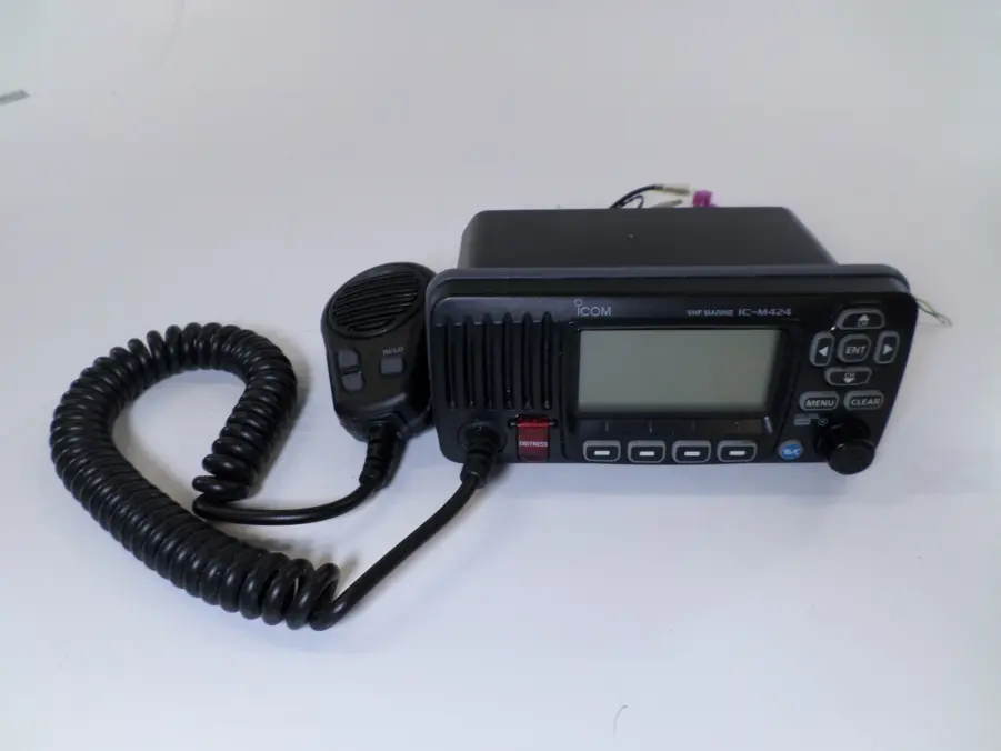 Icom IC-M424G Marine VHF Radio Transceiver Unit w/ HM-196B Mic*