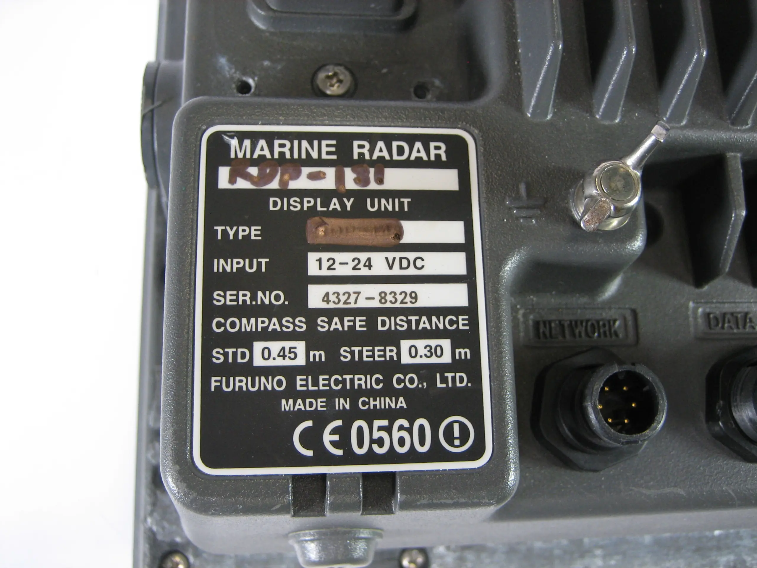 Furuno RDP131 7" VX1 CMAP Display w/ Radar Port Tested Max