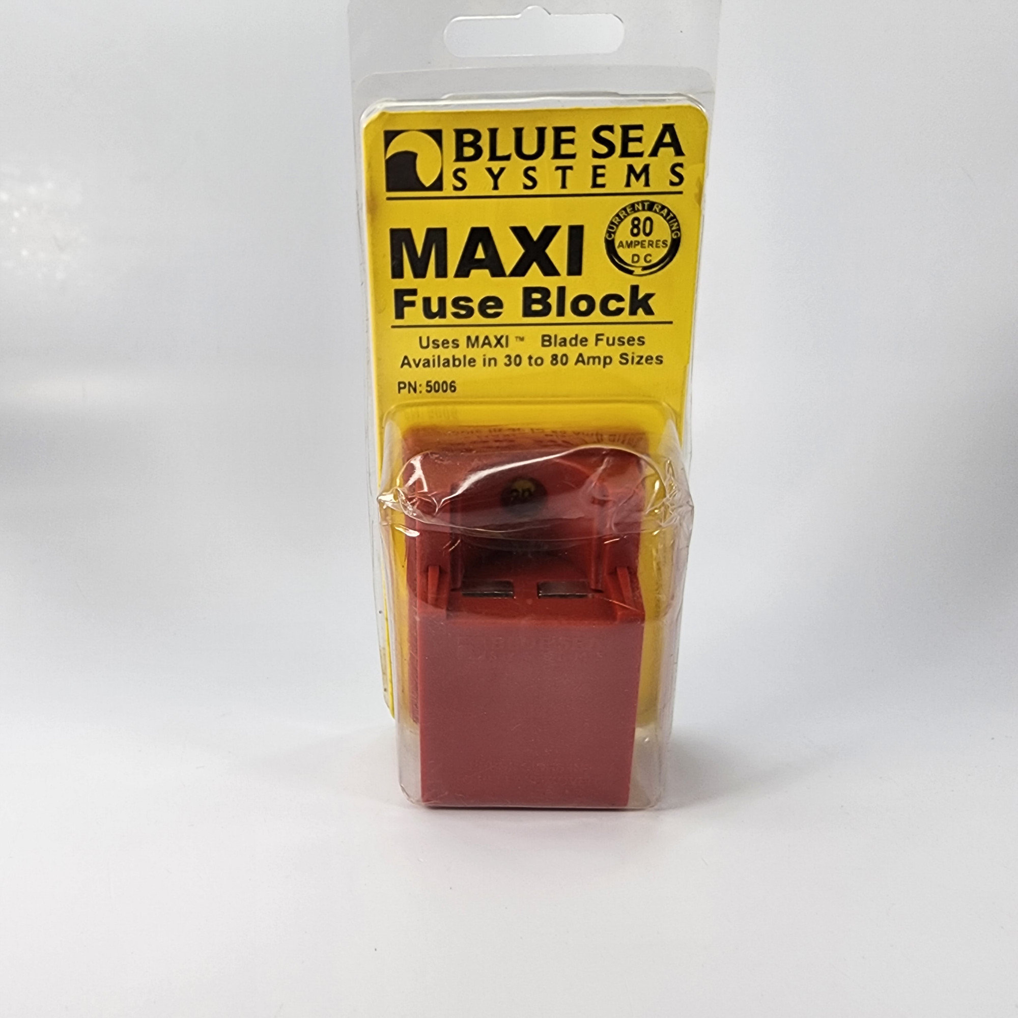 Blue Sea System 5006 MAXI Fuse Block 30A to 80A New Old Stock Max