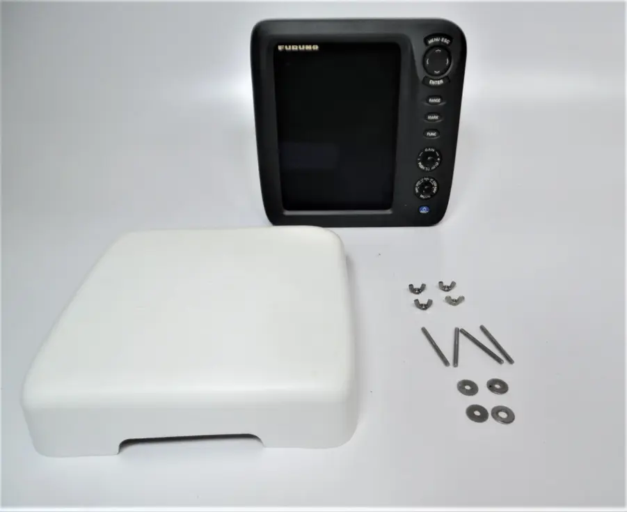 Furuno - FCV-587 - 8.4" Color LCD Fish Finder - Tested Good - Great Cond. W/ Suncover
