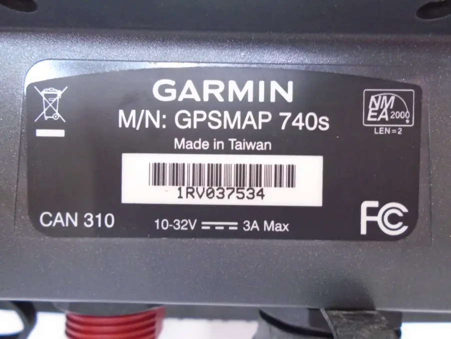GARMIN GPSMAP 740s 7″ Touchscreen Chartplotter Depth Sounder Display TESTED - Image 10