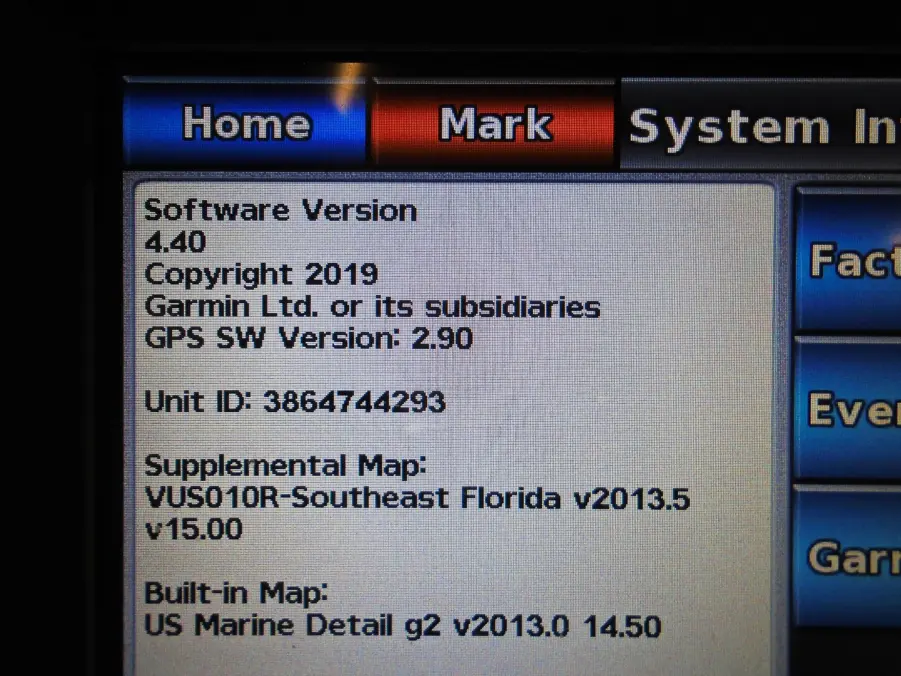 GARMIN GPSMAP 740s 7″ Touchscreen Chartplotter Depth Sounder Display TESTED - Image 6