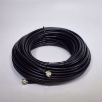 L-Com CA3N100 RF/Coaxial Cable Assembly CA-400 50ohm - Black - 100 ft