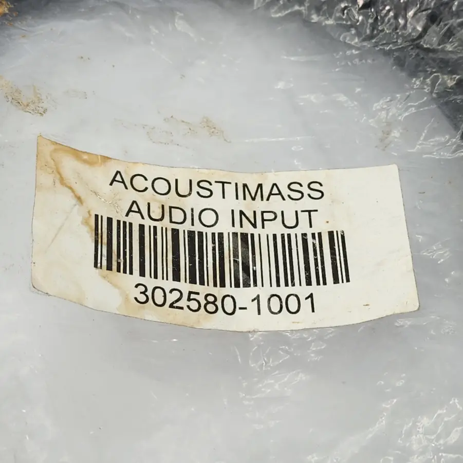 Bose Acoustimass Lifestyle Audio Input Subwoofer Cable 3025801001