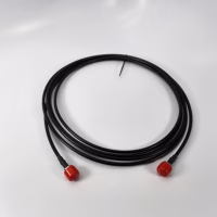 Times Microwave Systems LMR-195 Coaxial Antenna Cable 03065M TNC-m to TNC-m - 12ft