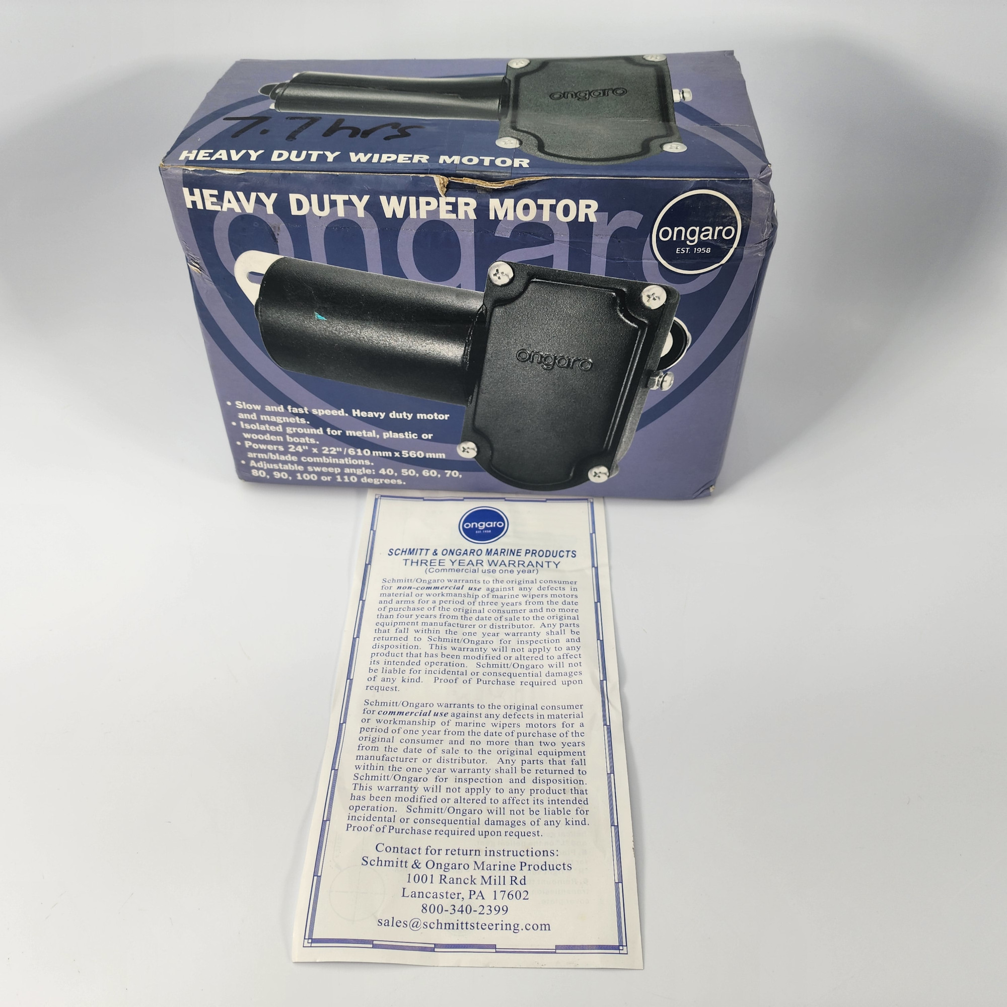 Schmitt Marine Standard Wiper Motor Kit w/1.5