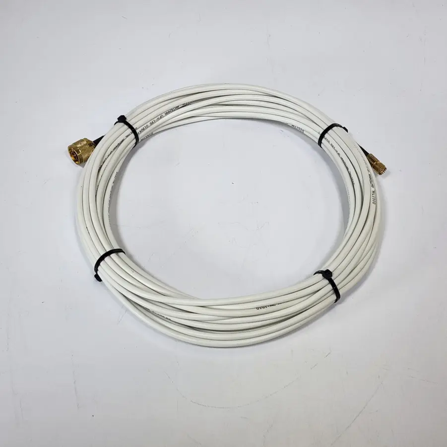 Digital Antenna UFX-195 50' Satellite Antenna Replacement Cable - Type-N-m to Mini-UHF-f - White - Image 2