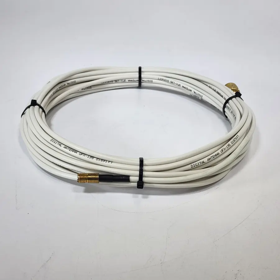 Digital Antenna UFX-195 50' Satellite Antenna Replacement Cable - Type-N-m to Mini-UHF-f - White - Image 5