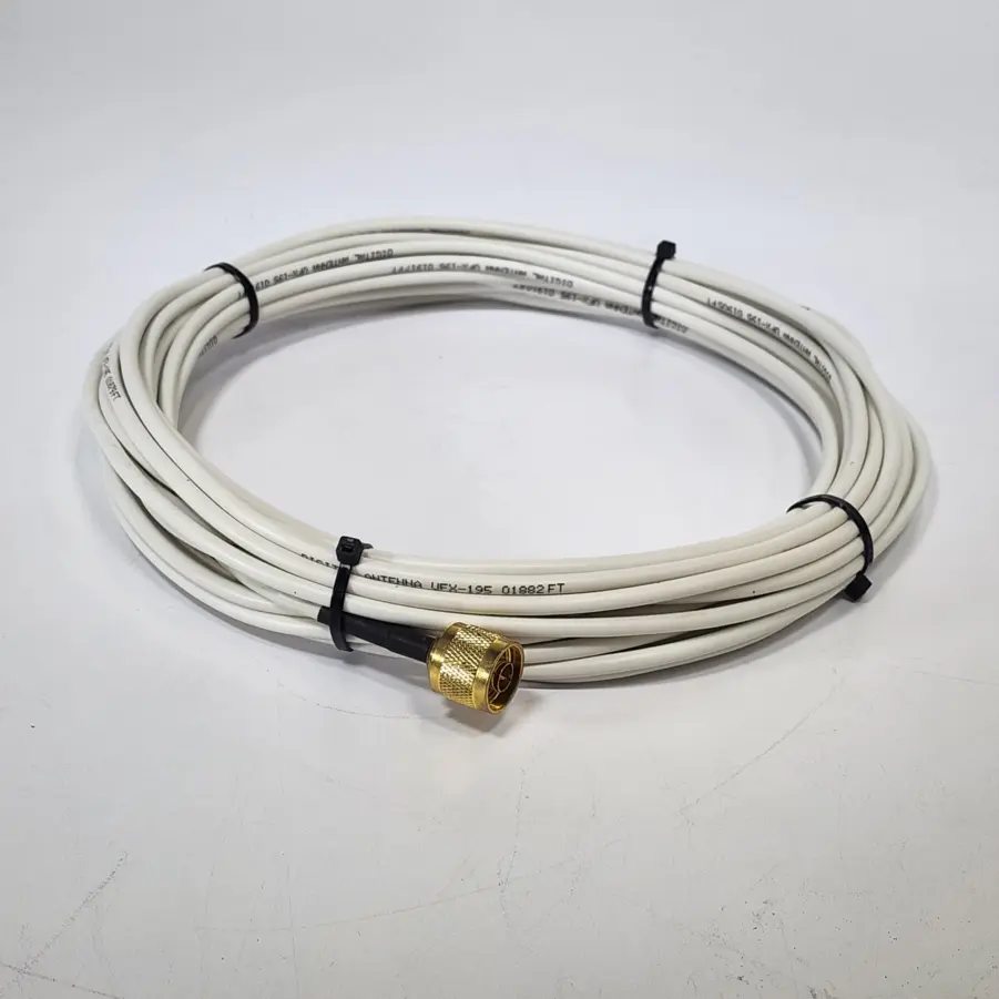 Digital Antenna UFX-195 50' Satellite Antenna Replacement Cable - Type-N-m to Mini-UHF-f - White - Image 7