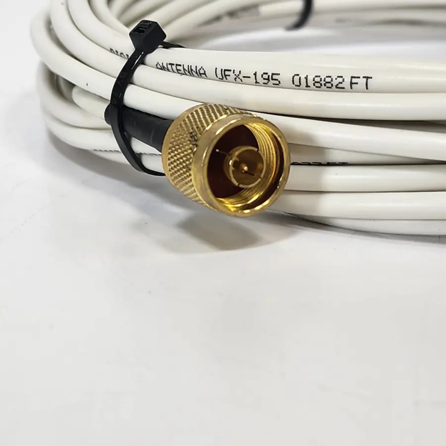 Digital Antenna UFX-195 50' Satellite Antenna Replacement Cable - Type-N-m to Mini-UHF-f - White - Image 9