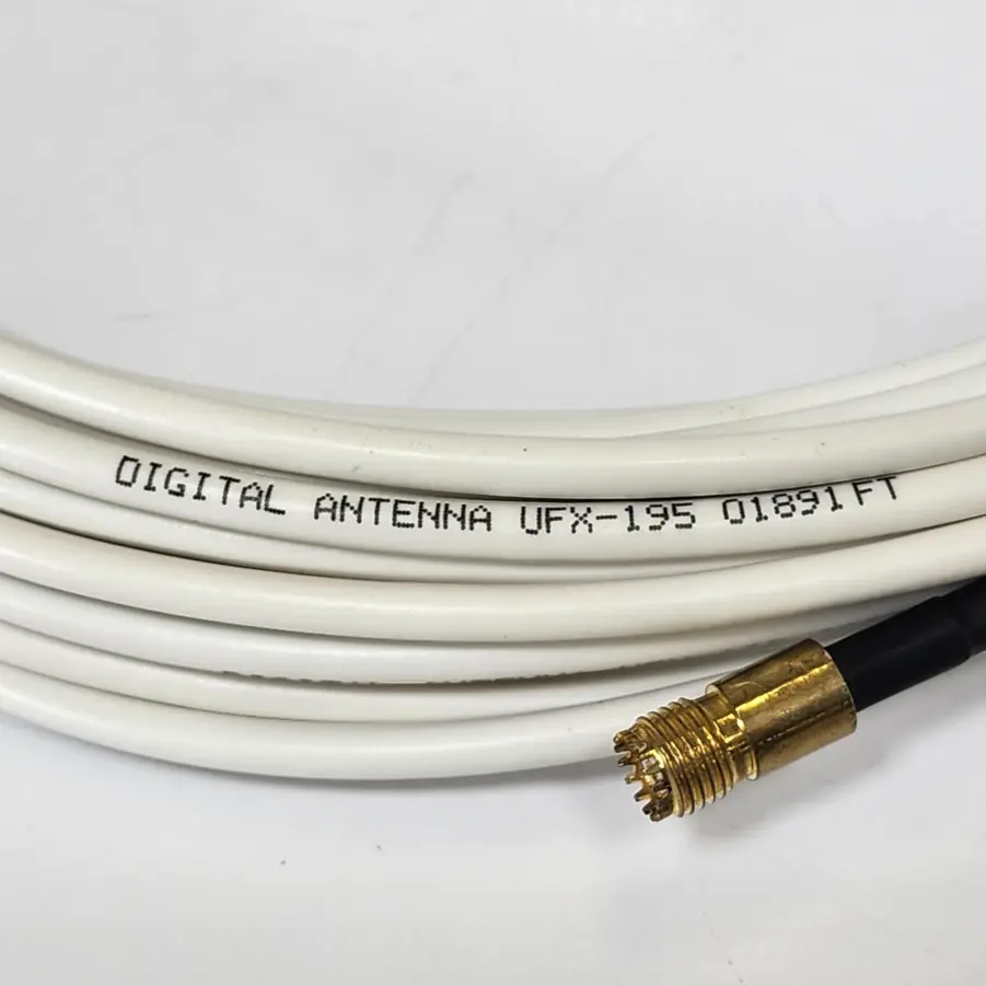 Digital Antenna UFX-195 50' Satellite Antenna Replacement Cable - Type-N-m to Mini-UHF-f - White - Image 11