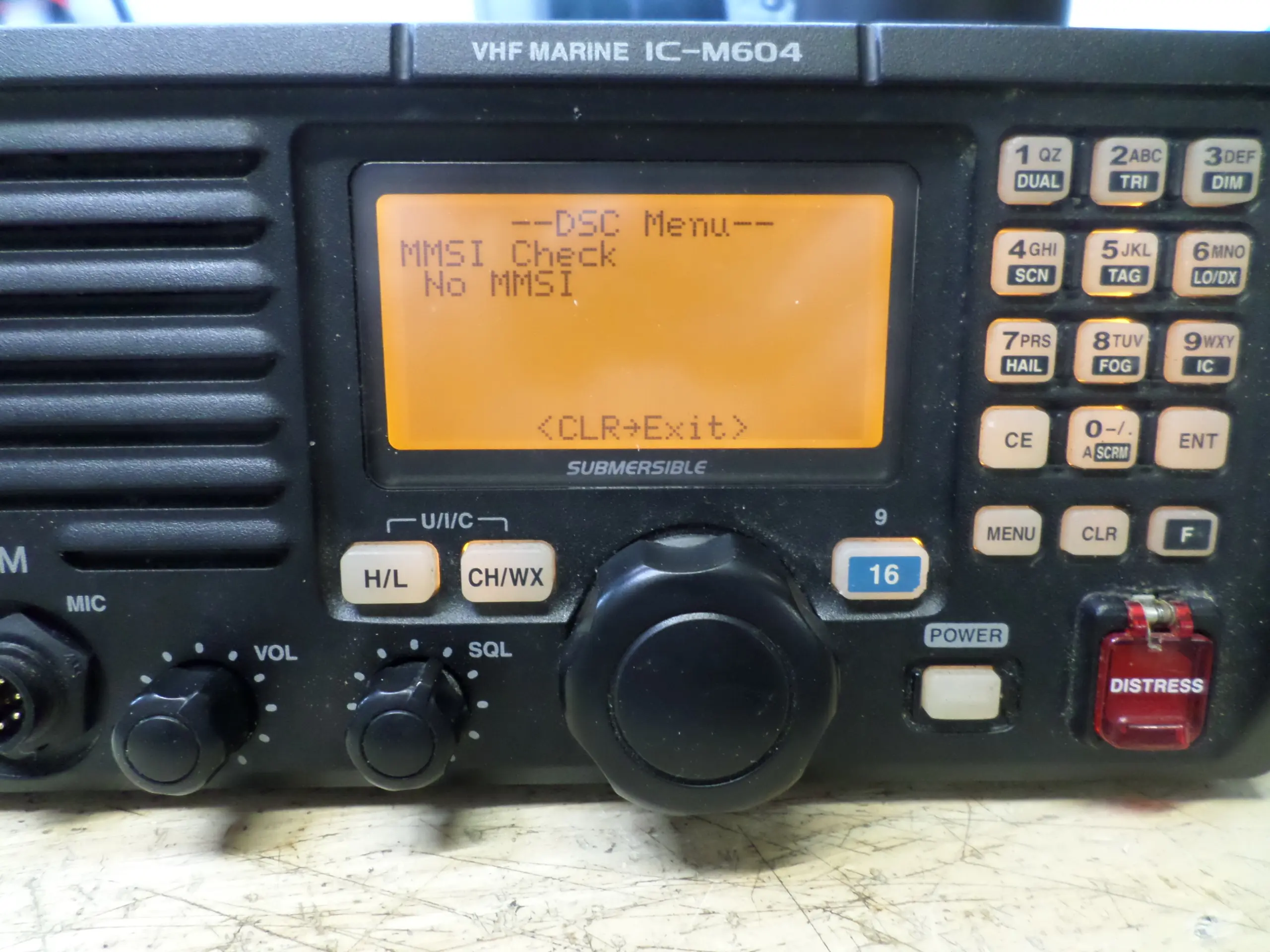 Icom IC-M604 VHF - Fully Tested - Good Condition - Max Marine Electronics