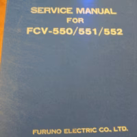 Furuno Service Manual for FCV-550 / 551 / 552 - w/ Hardcover