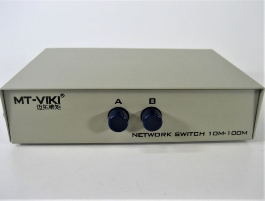 MT-VIKI 2 Port Button Network Switch - 10M-100M - White - New in Box - Free Ship - Image 2