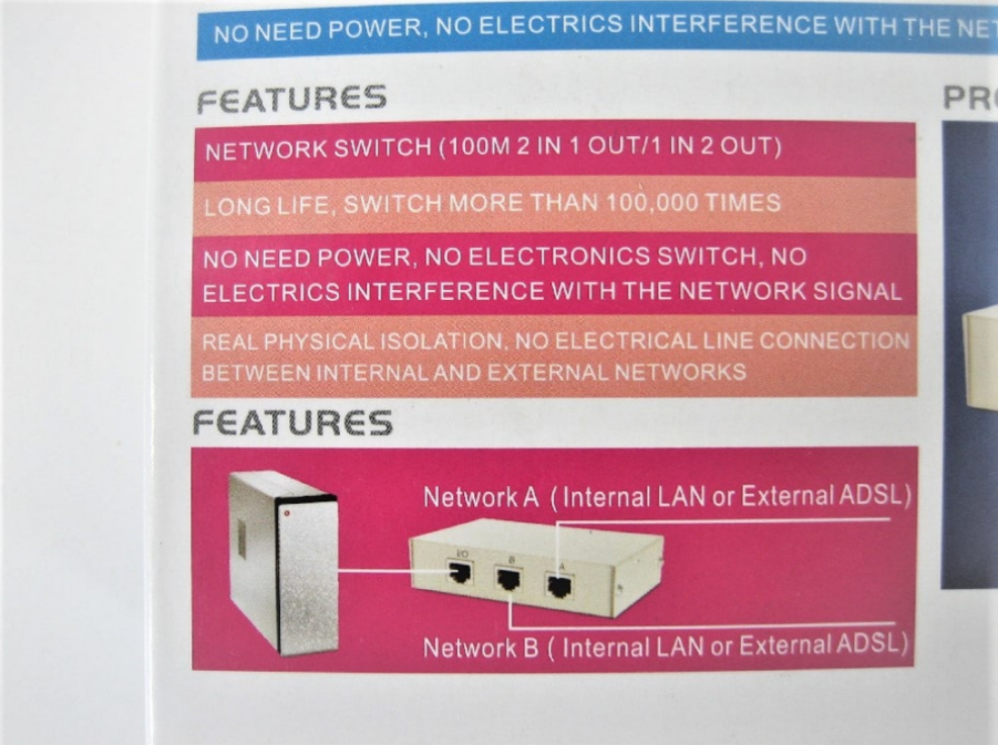 MT-VIKI 2 Port Button Network Switch - 10M-100M - White - New in Box - Free Ship - Image 10