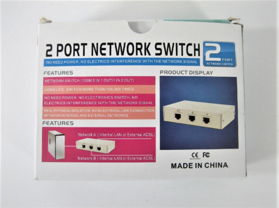 MT-VIKI 2 Port Button Network Switch - 10M-100M - White - New in Box - Free Ship - Image 11