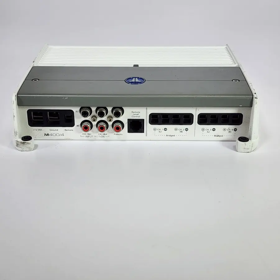 JL Audio M400/4 4-Channel Marine Amplifier - 75 Watts RMS x 4 - TESTED/WORKING - Image 2