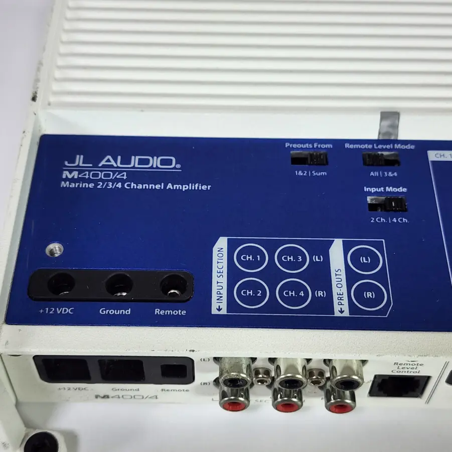JL Audio M400/4 4-Channel Marine Amplifier - 75 Watts RMS x 4 - TESTED/WORKING - Image 14