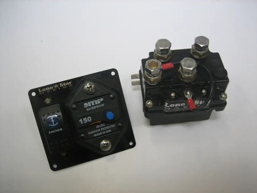 Lone Star Marine Windlass Winch Reversing Solenoid, Breaker, & Switch