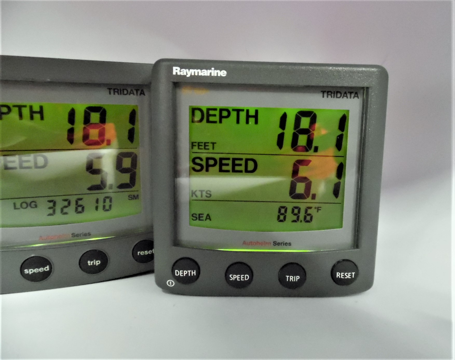 Raymarine ST60+ TriData *REPEATER* Display w/ Cover & Hardware  