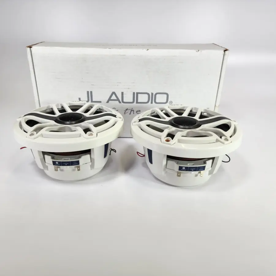 (1 Pair) JL Audio M6-770X-S-GwGw M6 Series 7.7" Marine Speakers with Gloss White Sport Grilles - Image 6