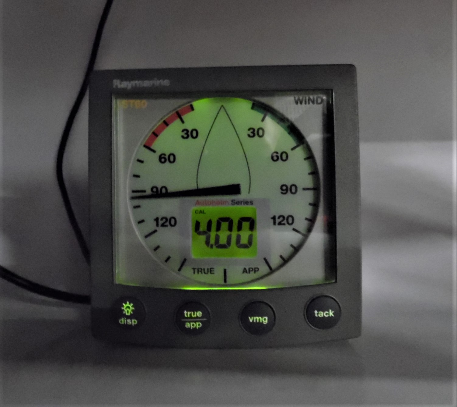Raymarine ST60 Wind Instrument Display w/ Sun Cover & Cables ~ A22012 ...