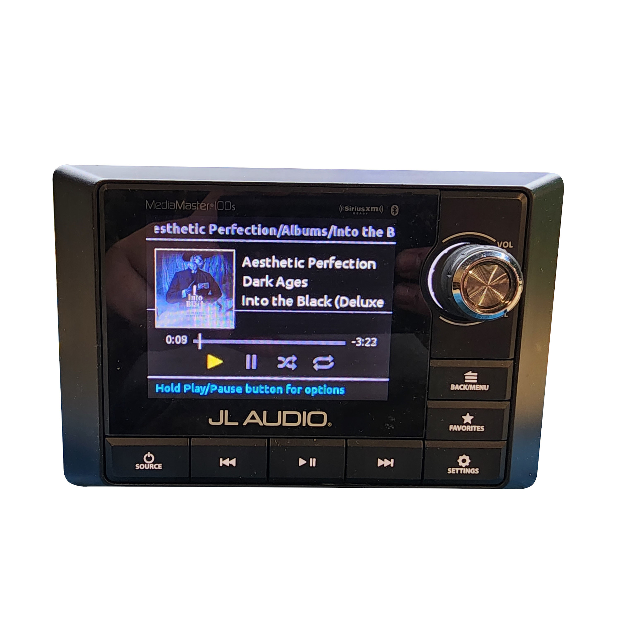 JL Audio MM100sBE MediaMaster Marine Boat AM/FM/WB/XM Bluetooth Radio