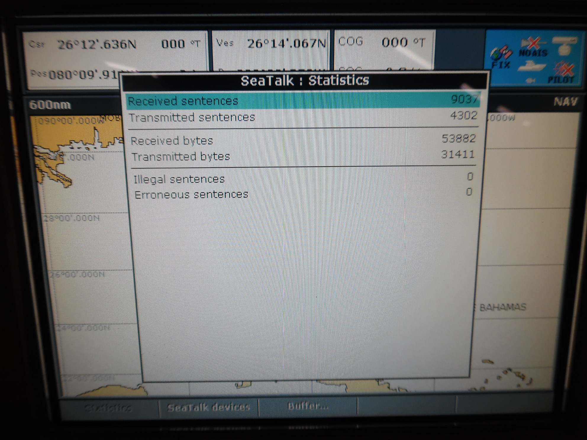 Raymarine Raystar 125 GPS Antenna w/New Battery 5Ft Cable E32042