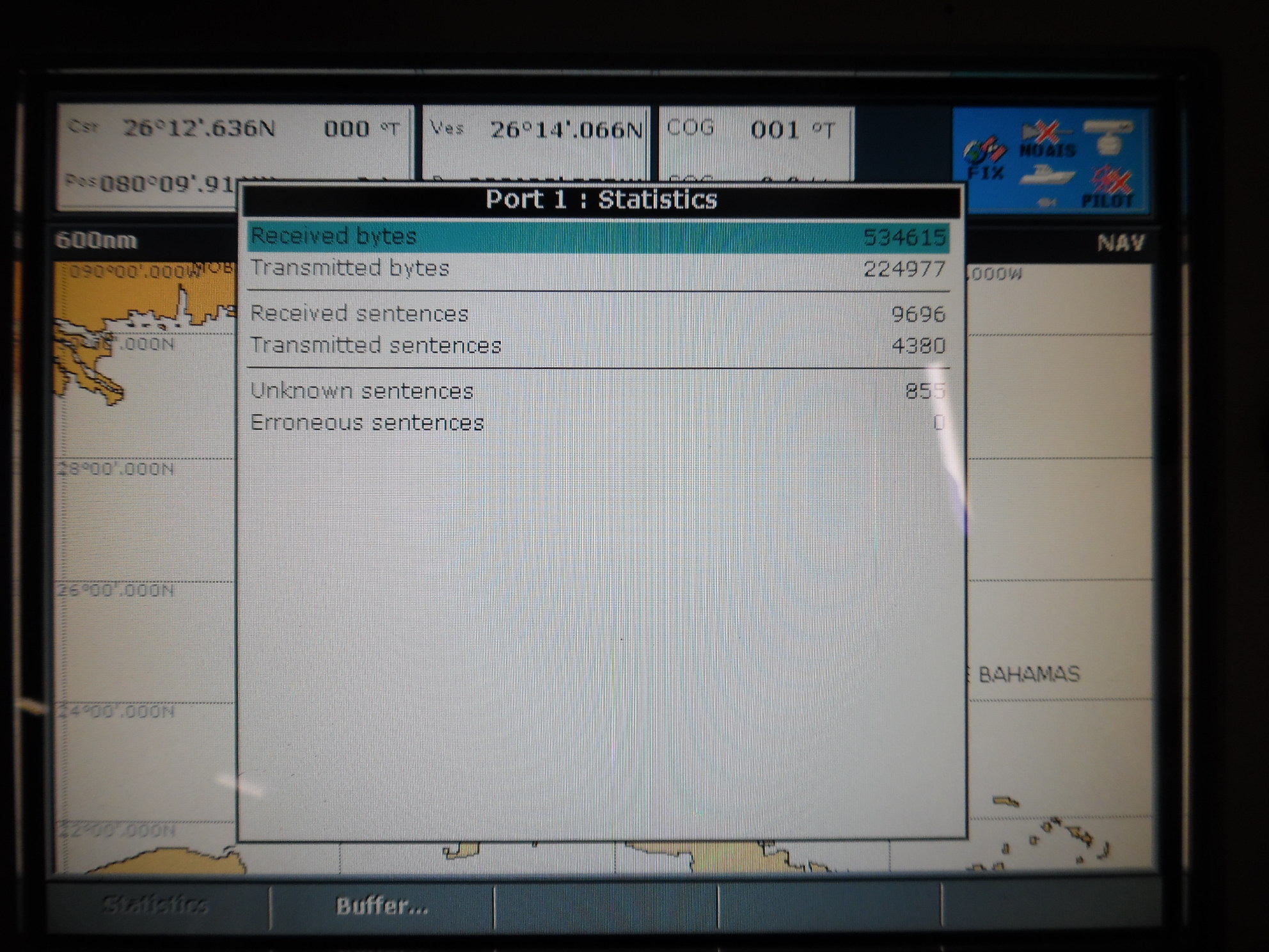 Raymarine Raystar 125 GPS Antenna w/New Battery 7Ft Cable E32042