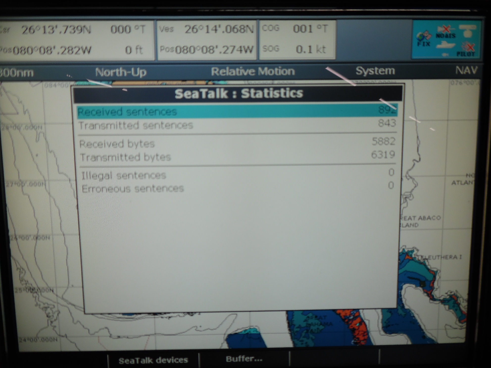 Raymarine Raystar 125 GPS Antenna w/New Battery 7Ft Cable E32042