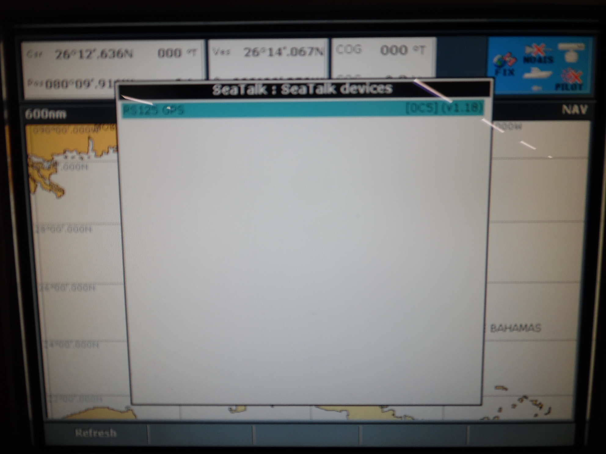 Raymarine Raystar 125 GPS Antenna w/New Battery 5Ft Cable E32042