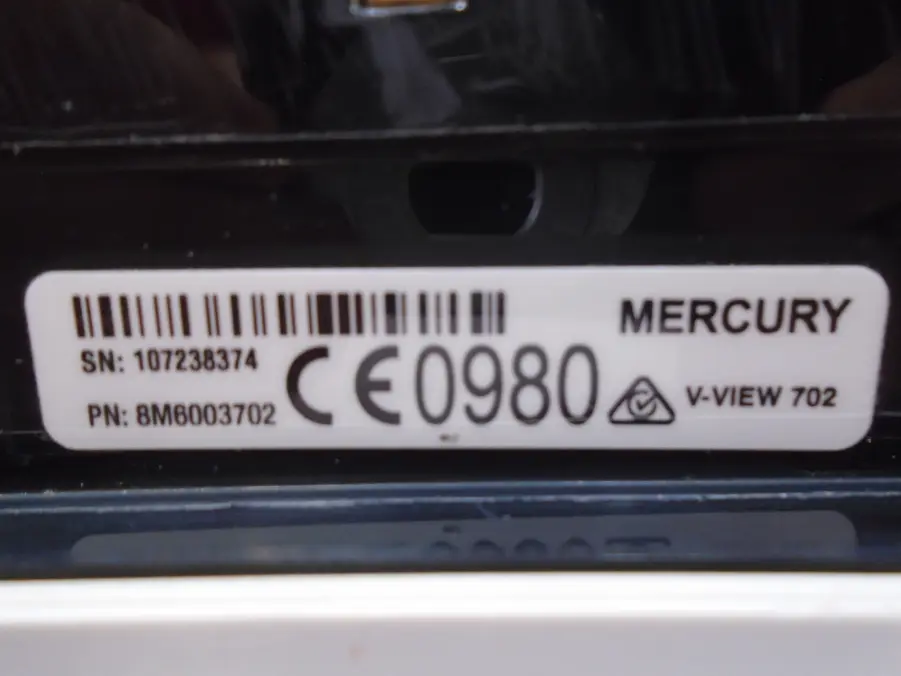 Simrad Mercury Vessel View 702 W/Suncover & Power Cable (Tested Good) - Image 12