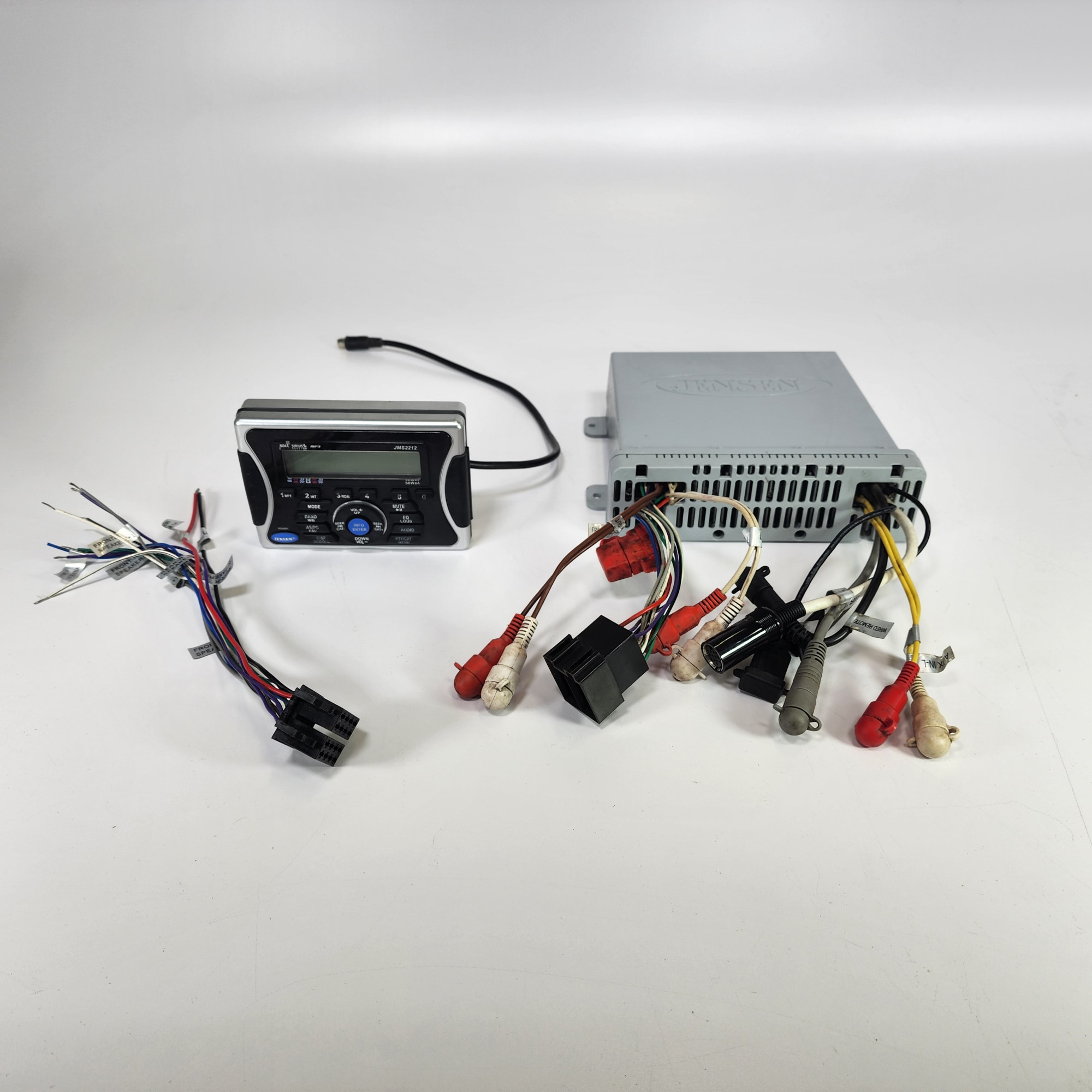 Jensen Marine JMS2212 AM/FM Sirius XM Ready Hideaway Boat Radio System