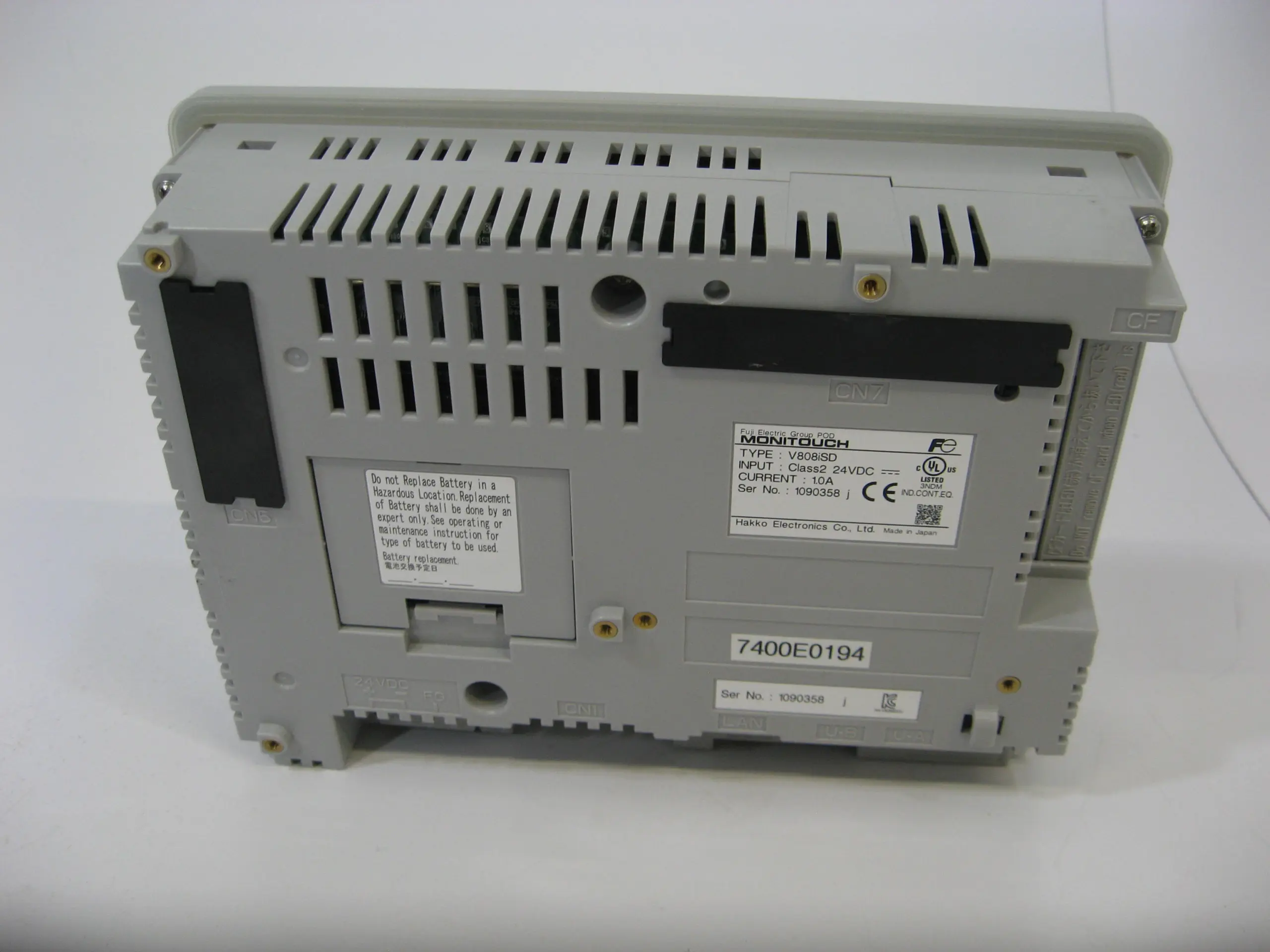 Naiad Dynamics Marine Stabilizers Datum Control Fuji Electric Monitouch ...