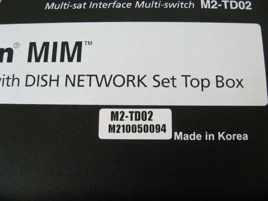 Intellian Technologies M2-TD02 Multi-Sat Interface Multi-Switch MIM Dish Network - Image 4
