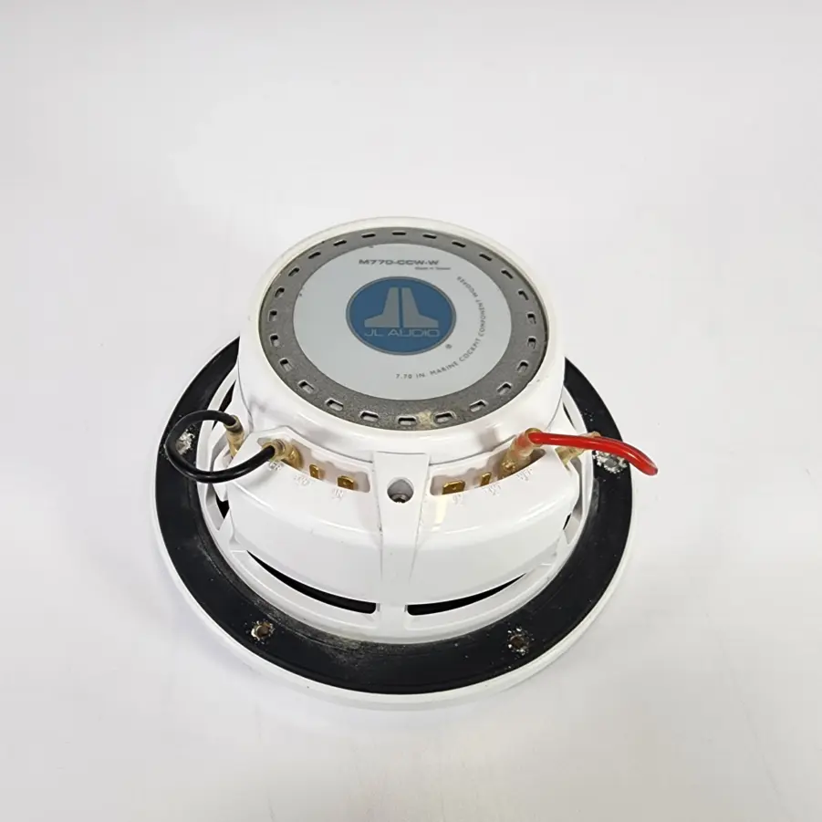 (1 Pair) JL Audio M770-CCW-W 7.7" Marine Component Speaker White with Classic Grille - Image 14