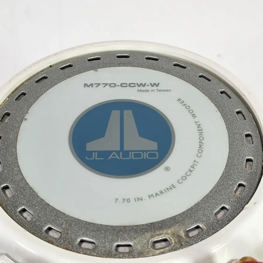 (1 Pair) JL Audio M770-CCW-W 7.7" Marine Component Speaker White with Classic Grille - Image 15