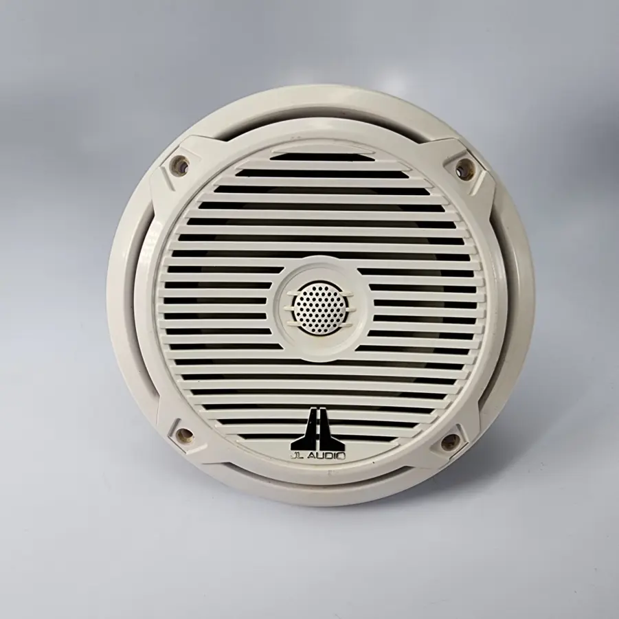(1 Single) JL Audio MX650-CCX-CG-WH 6.5″ Marine Speaker White with Classic Grille
