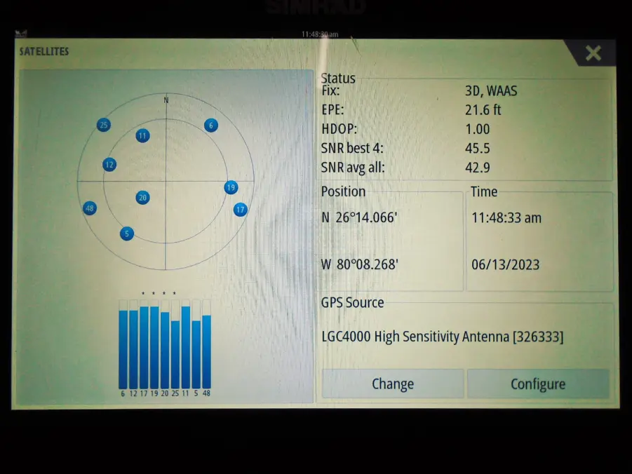 Lowrance LGC-4000 LGC-4K BK GPS Antenna (990C0-88120) Tested Good Condition - Image 5