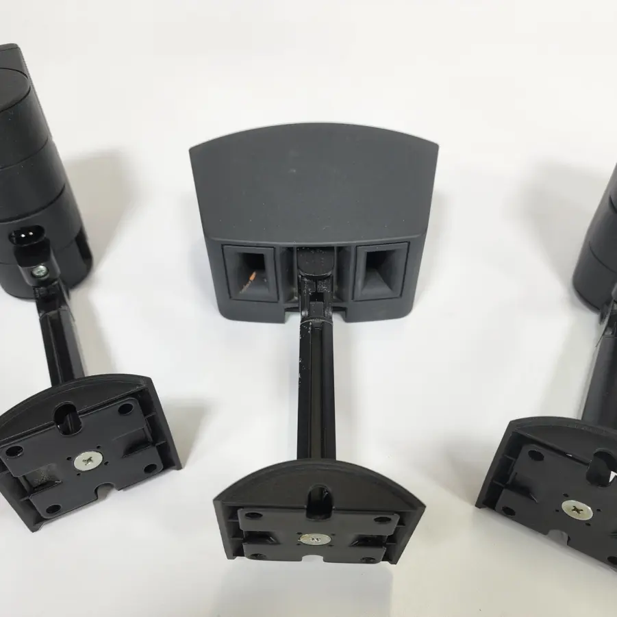 Set of 5 Bose Jewel Cube Surround Speakers - 4 Satellite/1 Center - With Mounts - Image 7
