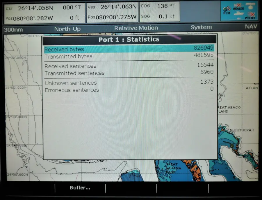 Raymarine Raystar 125 GPS Antenna with New Battery + Accessories