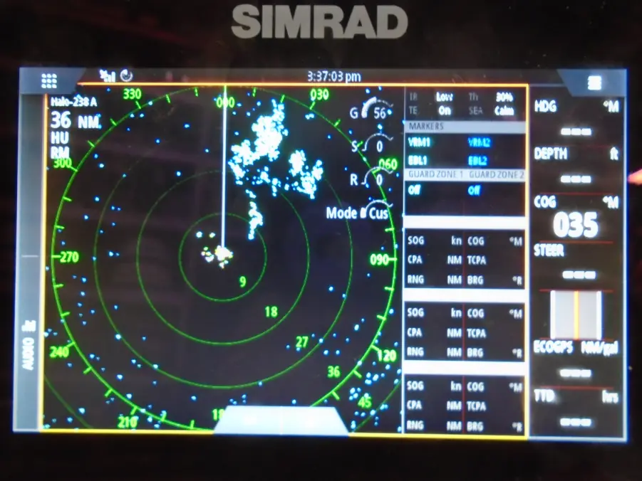 SIMRAD HALO 4 Pulse Compression Radar 4′ Open Array W/RI-12 (BENCH TESTED) - Image 2