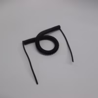 VHF CB HAM Radio *REPLACAMENT COILED SPIRAL CABLE* - 8 Conductor for Microphone