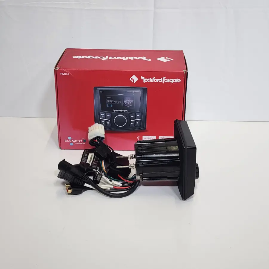 Rockford Fosgate PMX-2 Punch Marine Compact AM/FM/WB Digital Media Receiver 2.7" Display - Image 6