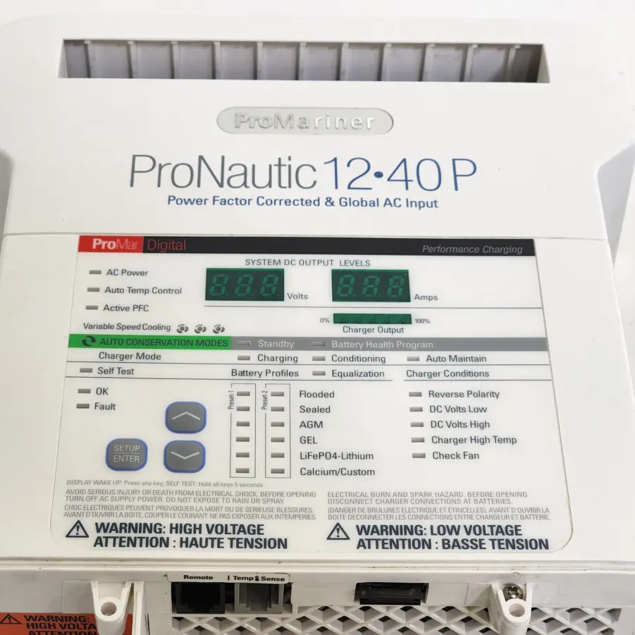 Promariner ProNautic 63140 1240P 12V/40A Dry Mount Marine Battery Charger - Used - Image 8