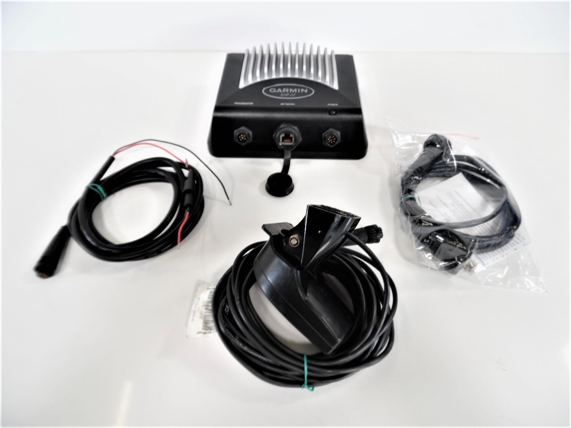 Garmin GSD22 Sounder Module AddOn w/Transducer and Cables **Tested* Max Marine Electronics